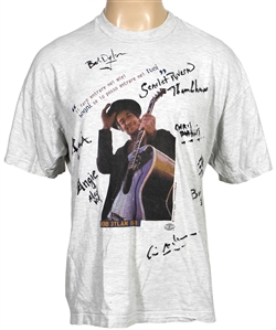Bob Dylan and Band Signed Concert T-Shirt (REAL)