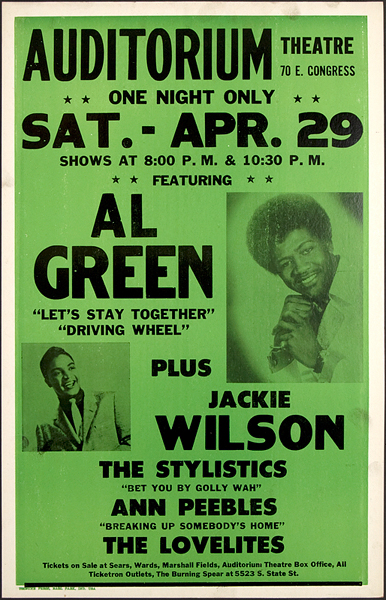 Jackie Wilson Boxing Style Concert Posters