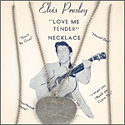 Elvis Presley "Love Me Tender"  Necklace On Original Card