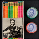 Elvis Presley "Sincerely Yours" Pencil Set and Sharpeners 