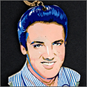 Elvis Presley Keychain Change Purse