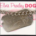 Elvis Presley Dog Tag Bracelet on Card