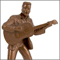 Elvis Presley Bronze Plastic Figurine