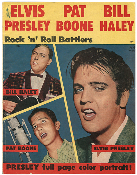 "Rock n Roll Battlers" Magazine Featuring Elvis Presley 