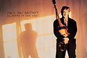 Paul McCartney "Flowers In The Dirt" Original Poster. 