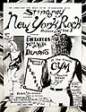  Original "New York Rock" Poster Featuring Special Guest "Blondie", The Dictators, Mink de Ville and the Demons