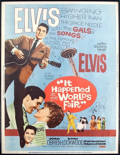 Elvis Presley Original "It Happened At The Worlds Fair" Movie Poster