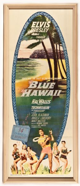 Elvis Presley Original "Blue Hawaii" Movie Poster