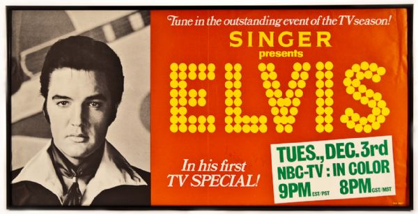 Elvis Presley Singer First TV Special Poster