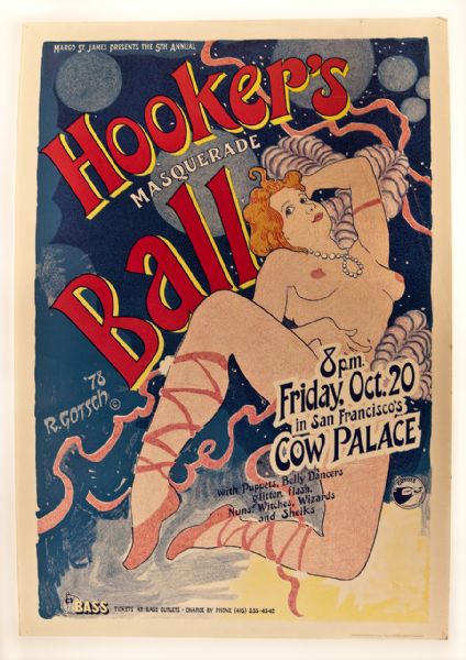 Robert Gotsch "5th Annual Hookers Ball" Original Concert Poster