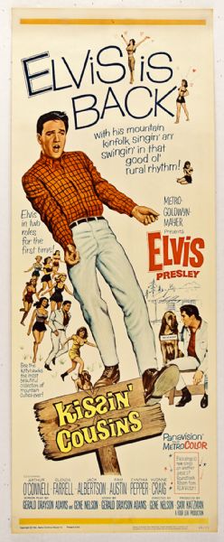 Elvis Presley "Kissin Cousins" Original Movie poster