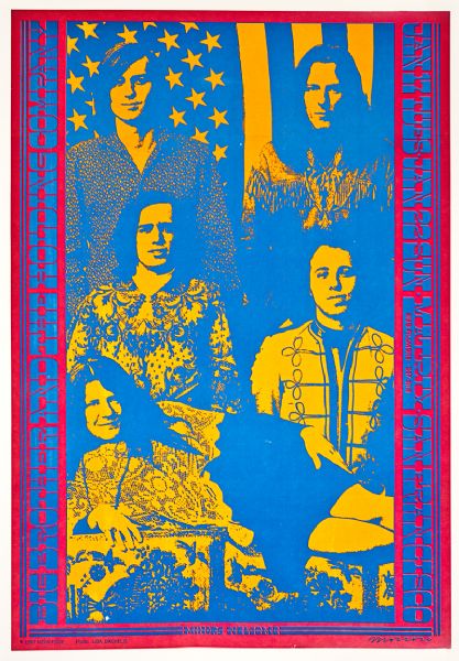 Janis Joplin Big Brother Fillmore Original Concert Poster