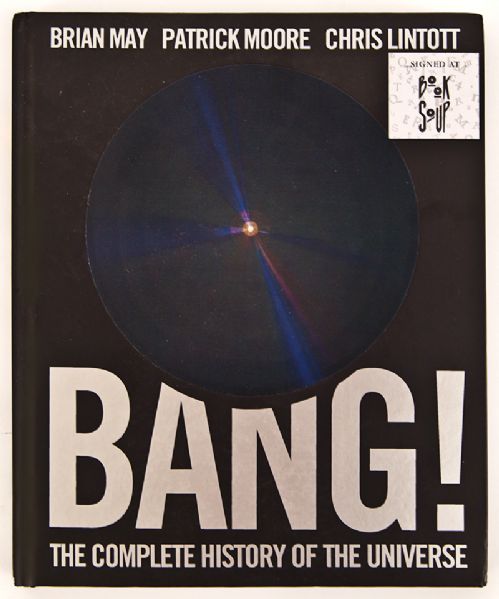 Brian May Signed "Bang! The Complete History of the Universe" Book