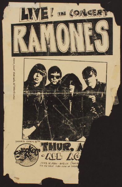 The Ramones Concert Poster