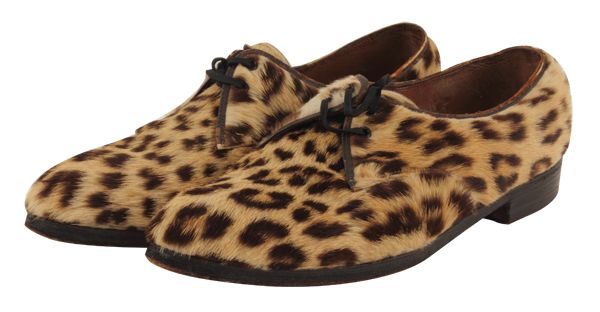 Elvis Presley 1954 Stage Worn Leopard Mohair Shoes