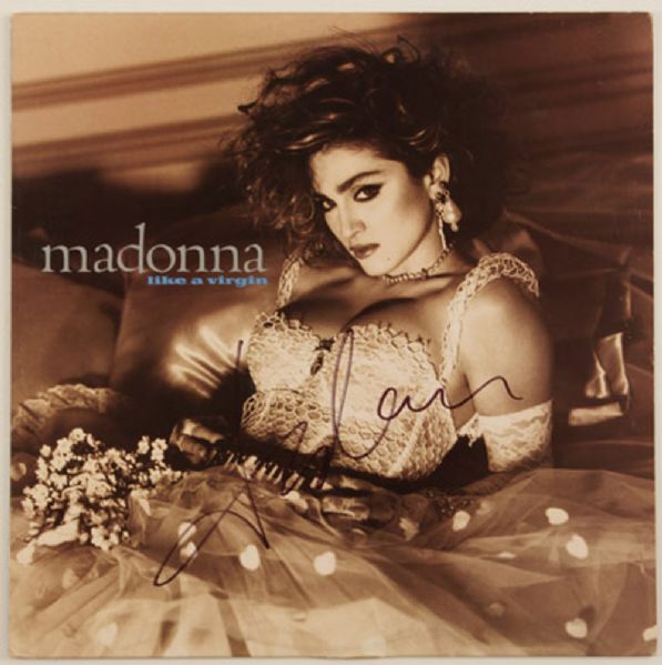 Madonna Signed "Like A Virgin" Album
