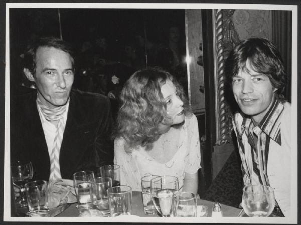 Mick Jagger Chuck Pulin Stamped Original Photograph