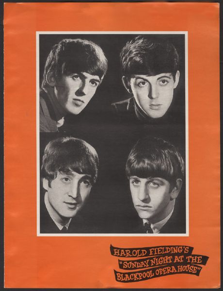 The Beatles "Sunday Night at the Blackpool Opera House" Program