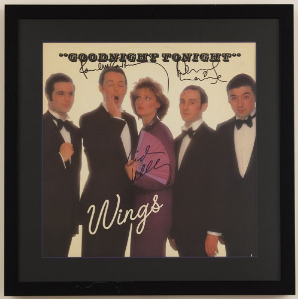Paul McCartney & Linda McCartney Signed Wings "Goodnight Tonight" Album