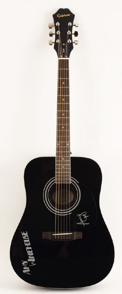 Amy Winehouse Signed Acoustic Guitar 