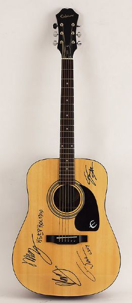 Crosby, Stills, Nash & Young Signed Acoustic Guitar