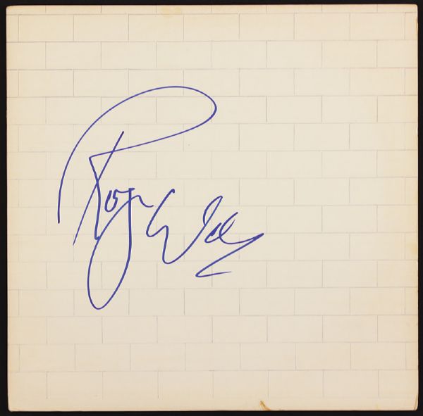 Pink Floyd Roger Waters Signed "The Wall" Album