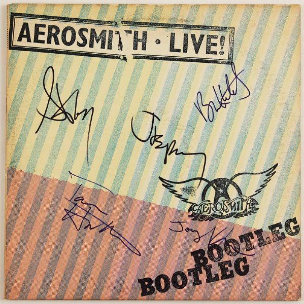 Aerosmith Signed "Live" Album
