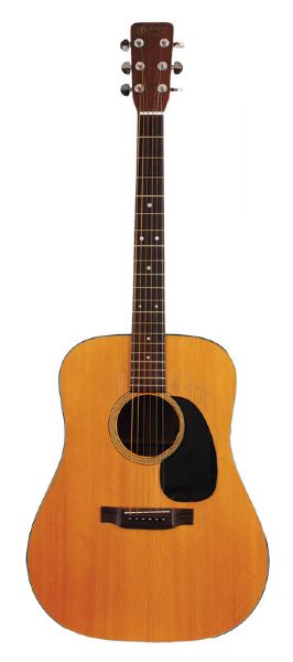 Bob Dylan Stage Used Martin Acoustic Guitar