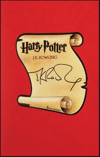 J.K. Rowling Signed "Harry Potter And The Chamber of Secrets" First Edition Book