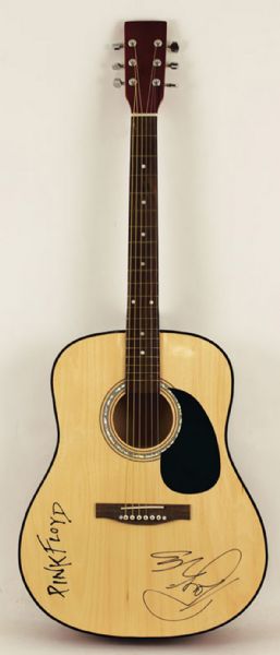 Roger Waters Signed "Pink Floyd" Acoustic Guitar 