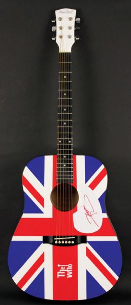 Pete Townshend Signed Acoustic Guitar 
