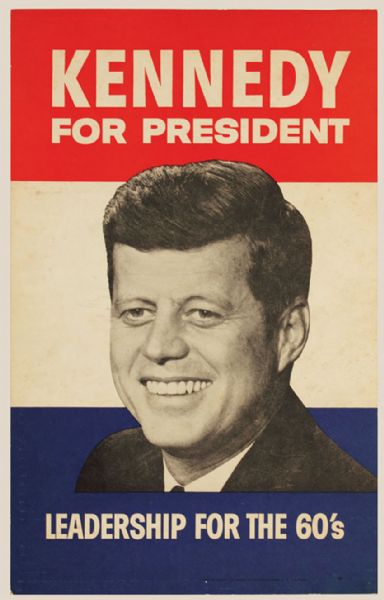 John F. Kennedy Original Campaign Poster