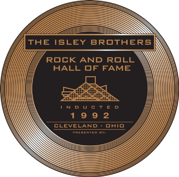 The Isley Brothers Rock and Roll Hall of Fame Inductee Permanent Plaque