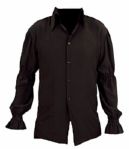 Elvis Presley Owned & Worn Black IC Costume Shirt