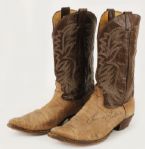 Laurence Fishburne Film Worn and Signed Cowboy Boots 