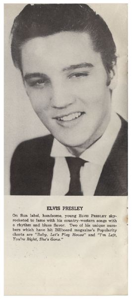 Elvis Presley Grand Ole Opry Original Souvenir Program