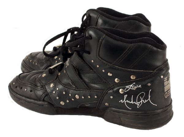 Michael Jackson Signed L.A. Gear Sneakers