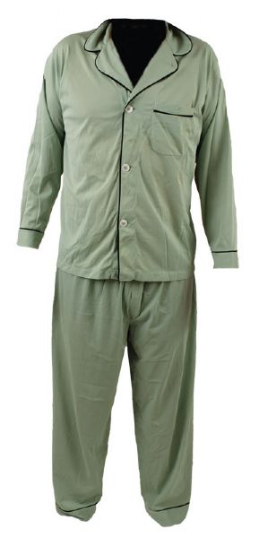 Elvis Presley Owned and Worn Mint Green Munsingwear Pajamas