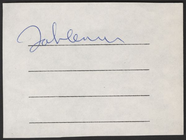 John Lennon Signature