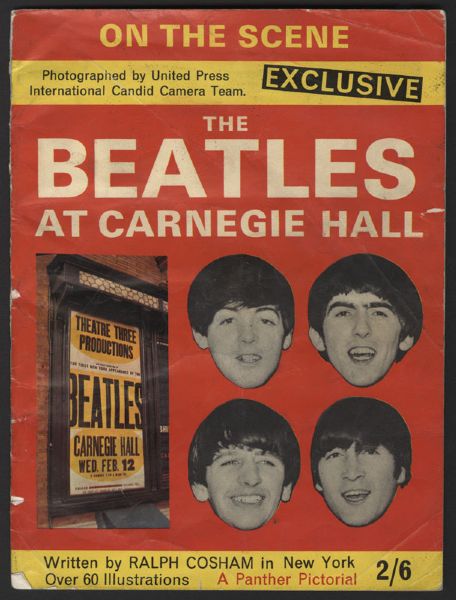 The Beatles At Carnegie Hall Original Picture Magazine Signed by Sid Bernstein