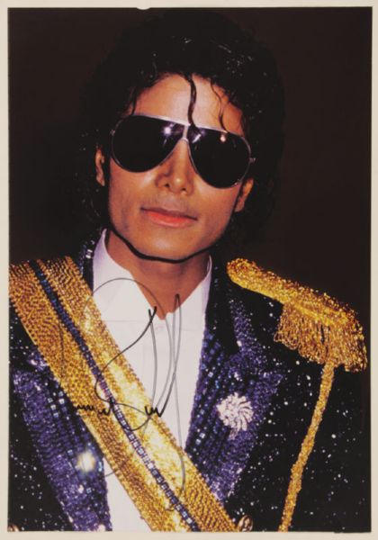 Michael Jackson Signed Picture