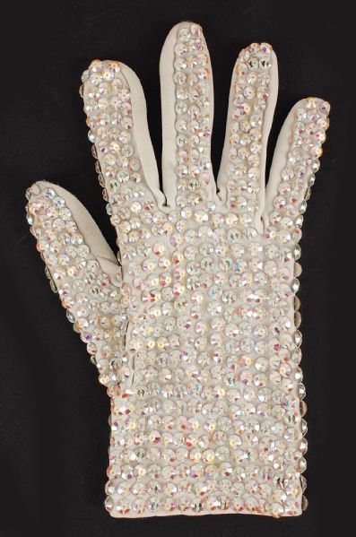 Michael Jackson Bad Tour Stage Worn Custom Made Swarovski Crystal Glove