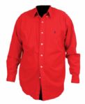 Michael Jackson Owned and Worn Red Long-Sleeved Shirt
