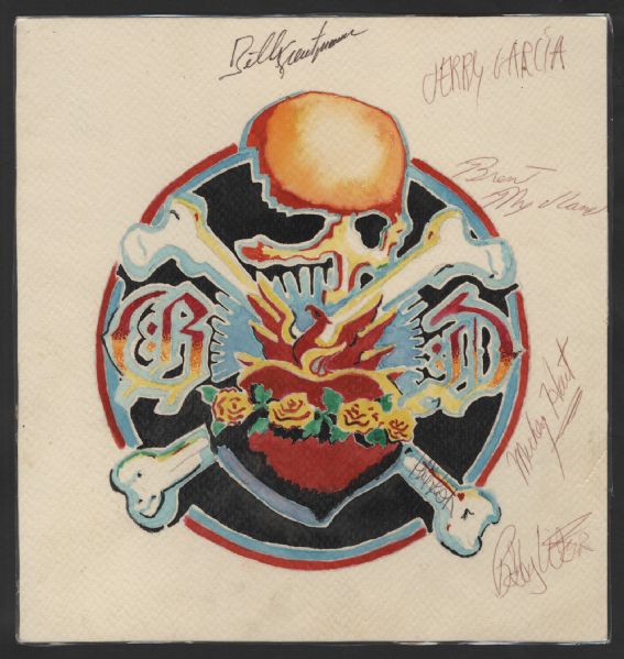 Grateful Dead Signed Album Cover Artwork