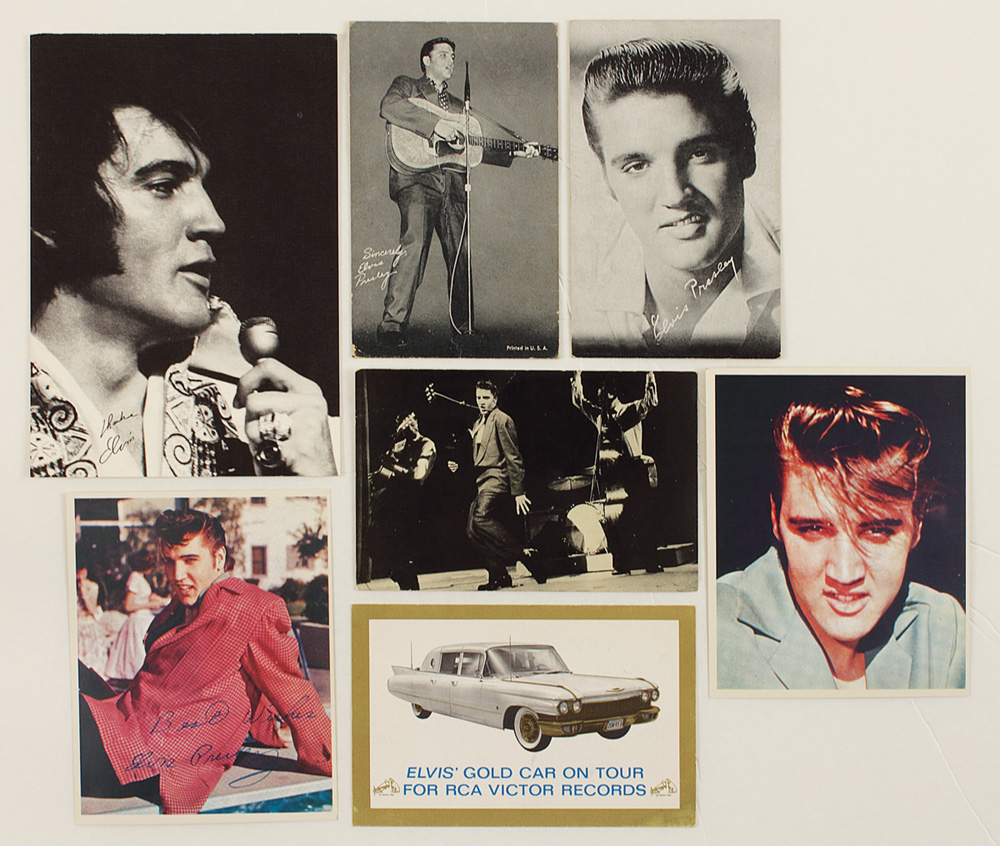Lot Detail Elvis Presley Original Promotional Post Cards