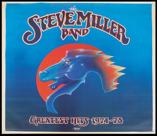 Steve Miller Band Greatest Hits Original Poster