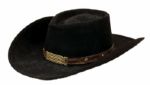 Michael Jackson Owned & Worn Black Cowboy Hat