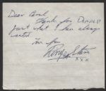 Ringo Starr Handwritten & Signed Letter