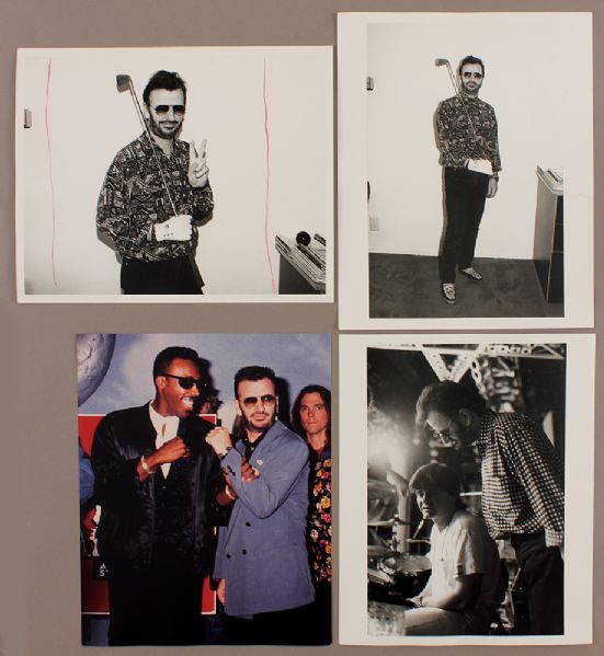 Ringo Starr Original Henry Diltz Stamped Photographs