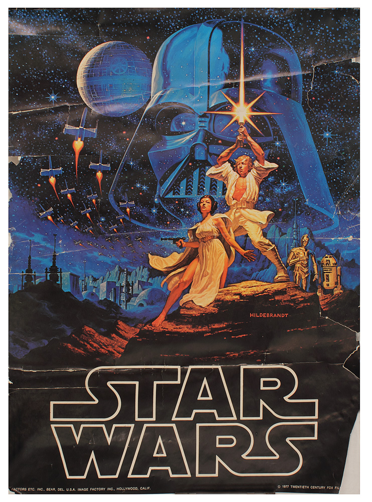 Lot Detail - Star Wars Original 1977 Movie Poster Collection